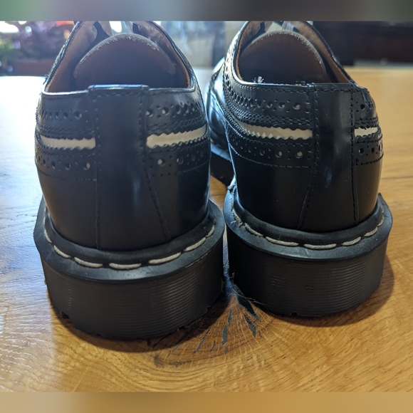 Dr. Martens Black and White Oxfords - Picture 3 of 9